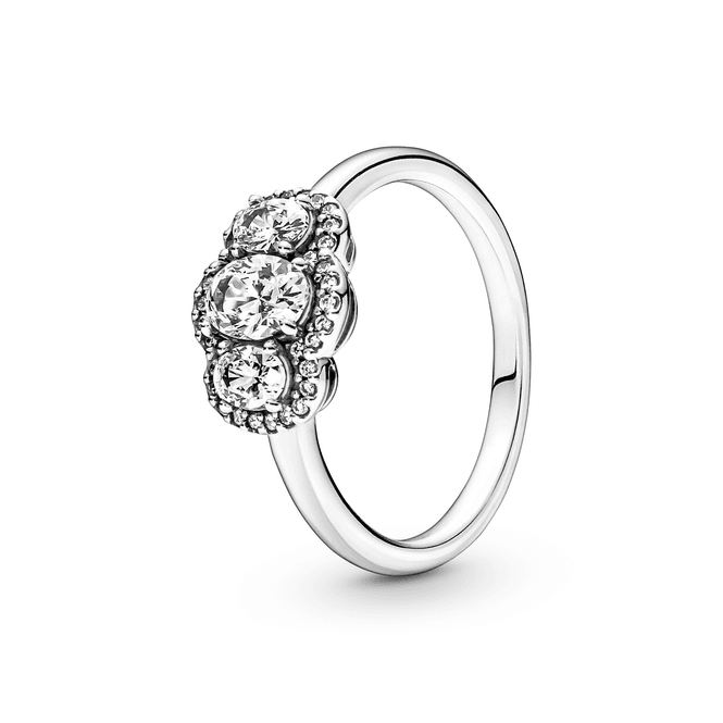 Hovedbilde Three Stone Vintage Ring Silver