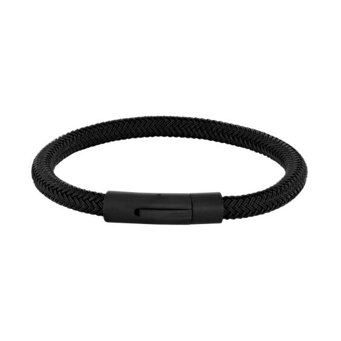 Hovedbilde SON armbånd stål - svart