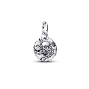 Hovedbilde Skull medallion charm - silver