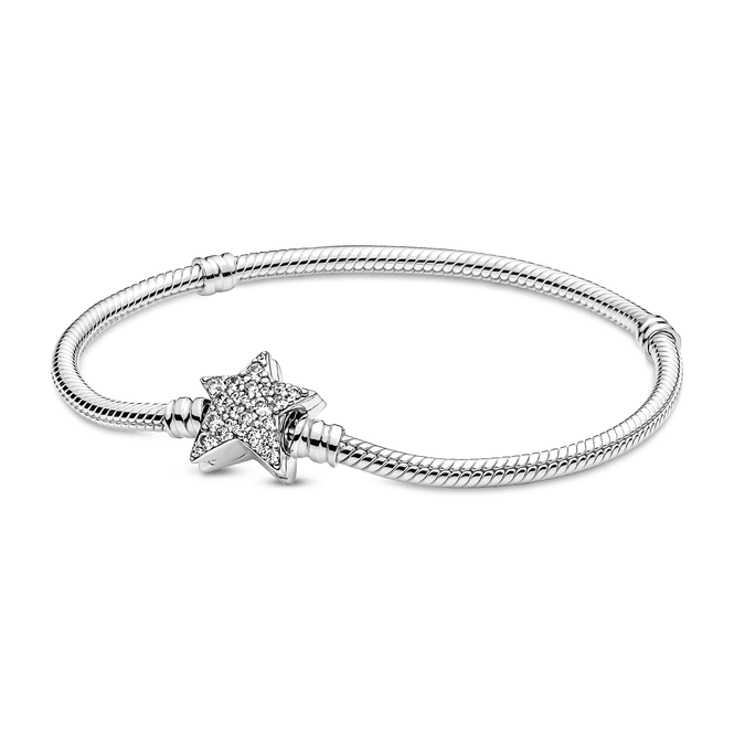 Hovedbilde Pandora Moments Asymmetric Star Clasp Snake Chain ...