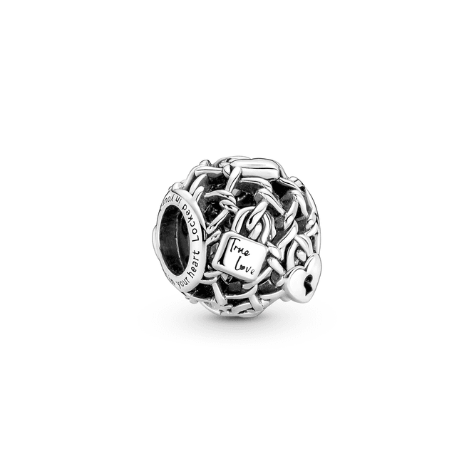 Hovedbilde Openwork Chain Link Padlock Charm