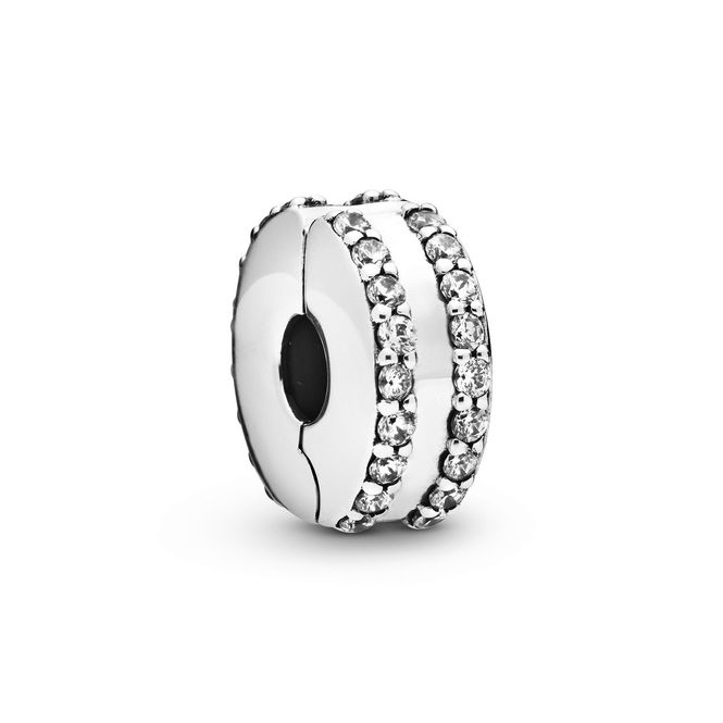 Hovedbilde Double lined pave clip