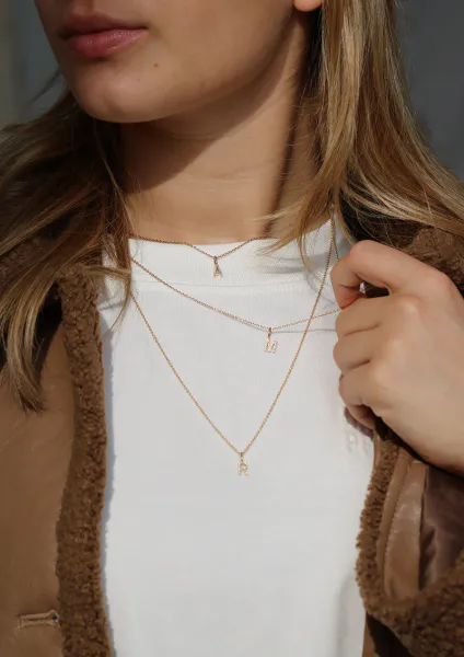 My H Diamant Anheng - 18kt Gult Gull