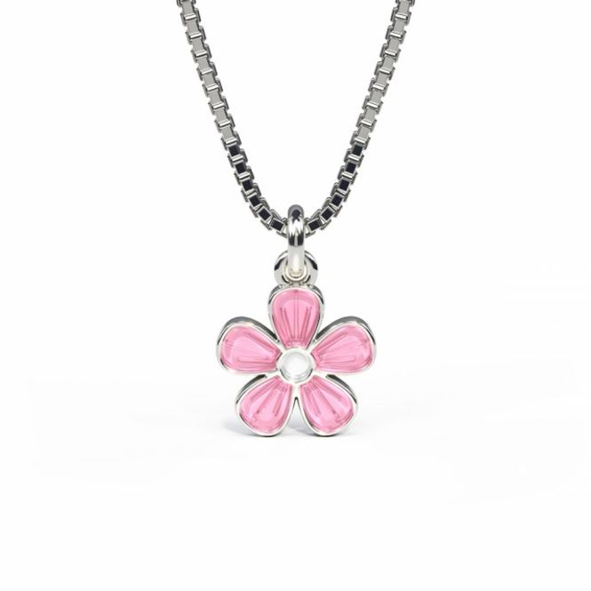 Hovedbilde HALSSMYKKE BLOMST, ROSA