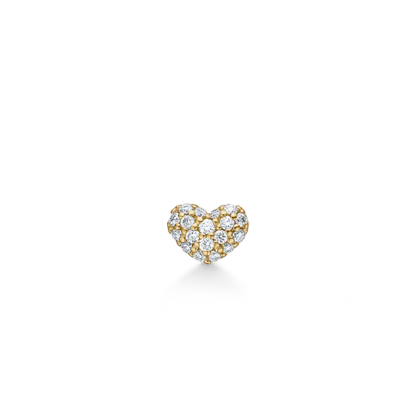 Rock My Heart Diamant &Oslash;redobb - 18kt Gult gull