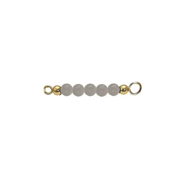 Grey Moonstone top for Multi bangle/ Chain - Goldplated