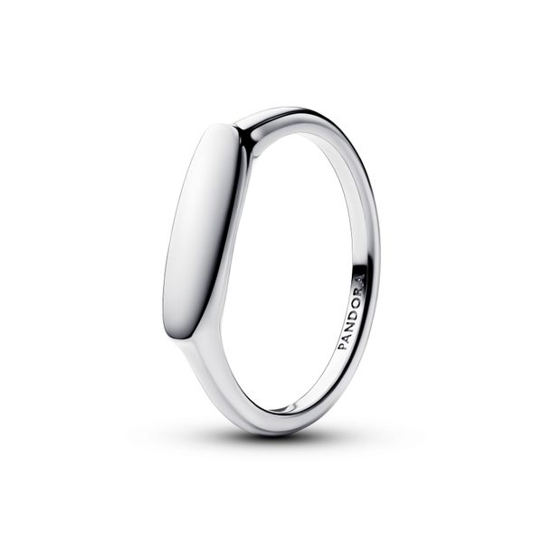 Engravable Bar Ring - Silver 