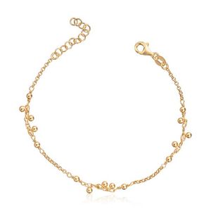 Hovedbilde Armb&aring;nd md kuler, forgylt