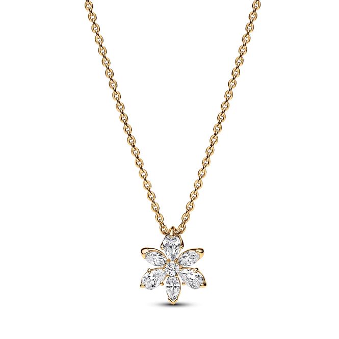 Hovedbilde Sparkling Herbarium Cluster Necklace - Gold ...