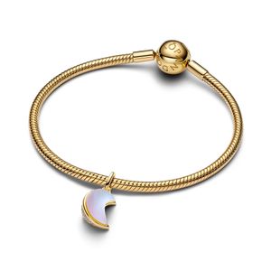 Hovedbilde Sparkling Crescent Moon Dangle Charm 
