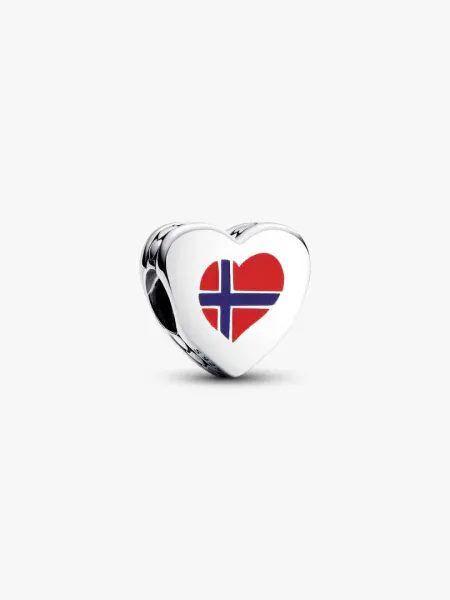 Norway Heart Charm
